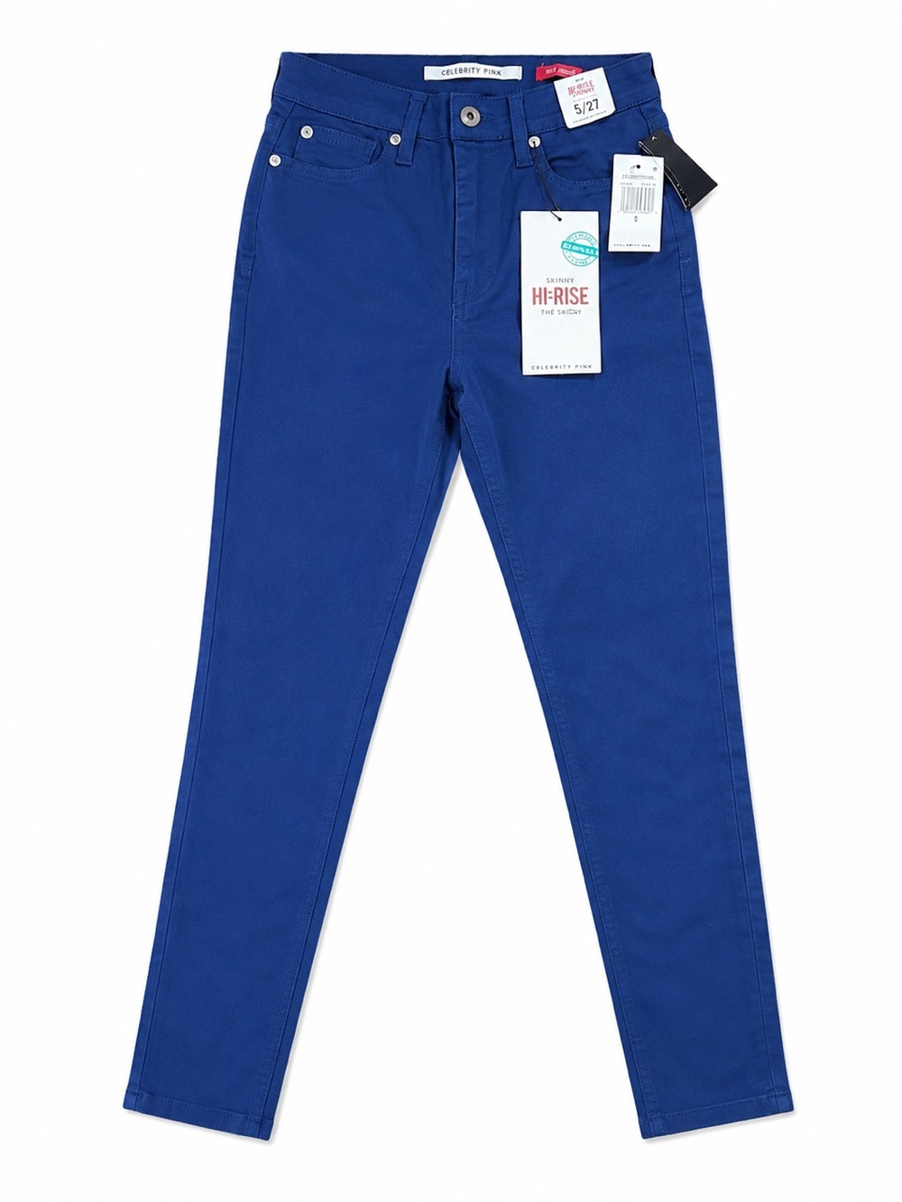 NWT SKINNY HIGH RISE CELEBRITY PINK BLUE PANTS